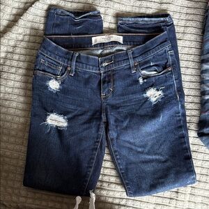 Abercrombie & Fitch Dark Blue Boyfriend Jeans